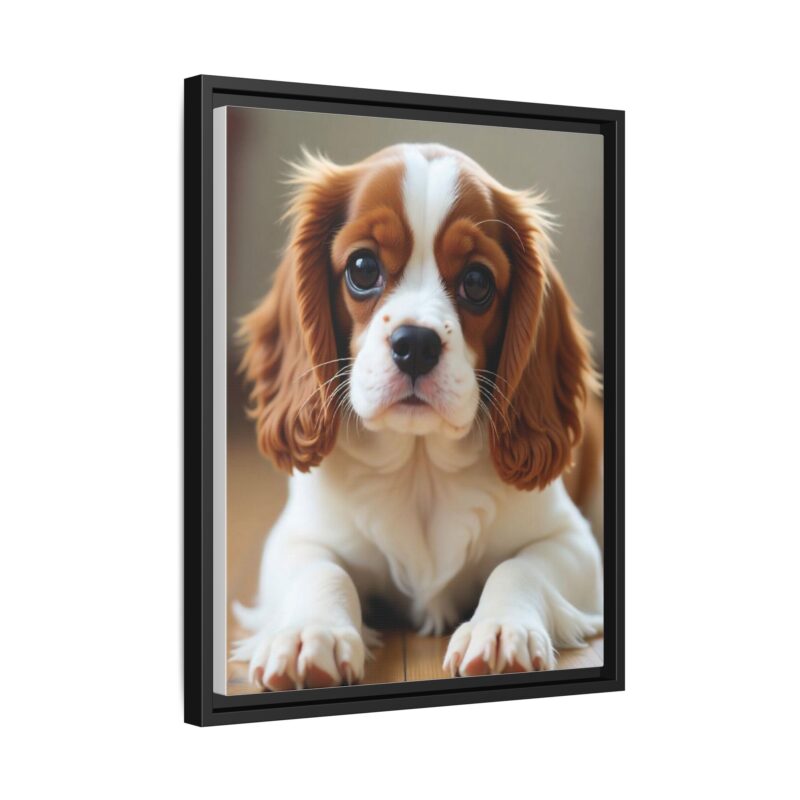 A beautifully detailed canvas print of a Cavalier King Charles Spaniel" - Image 19