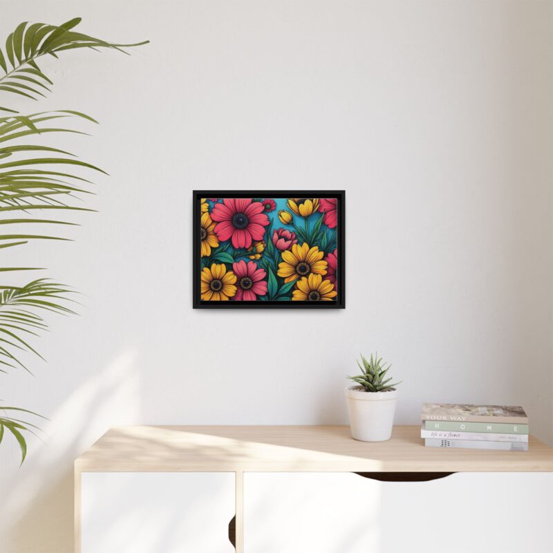Matte Canvas, Framed Pop Garden - Image 16
