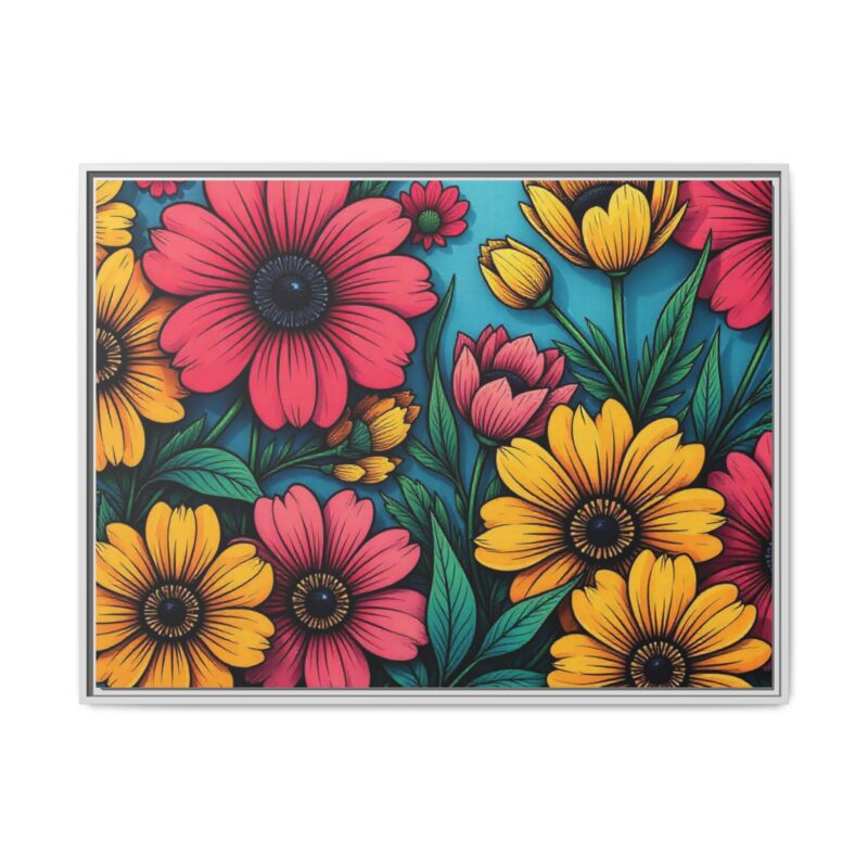 Matte Canvas, Framed Pop Garden - Image 110