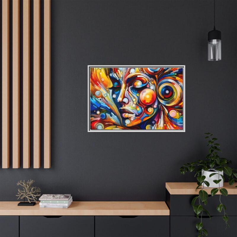 Abstract Woman Portrait on Canvas - Artistic and Stylish Wall Art - Image 100