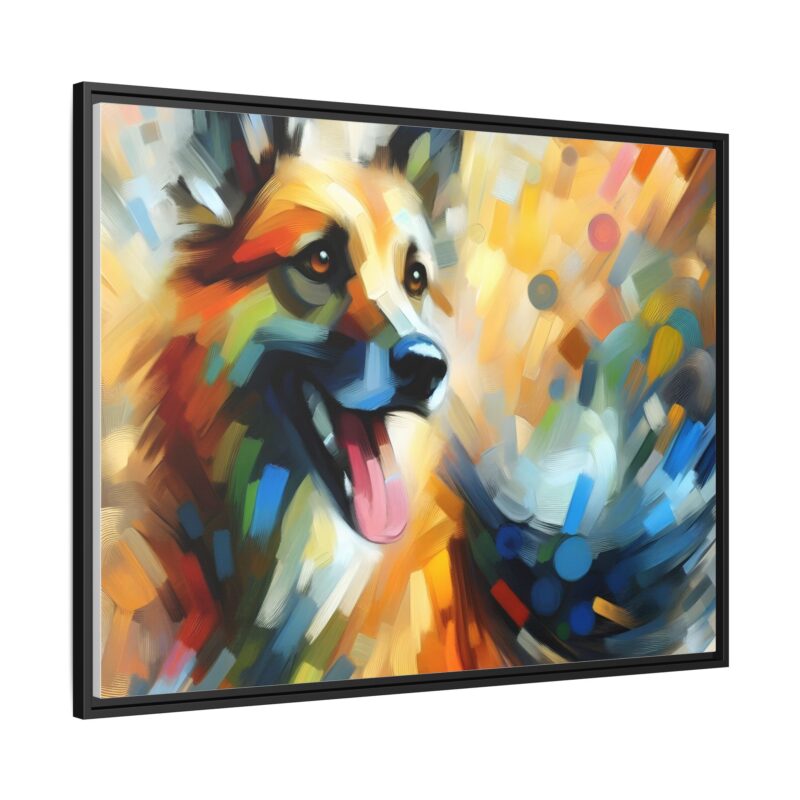 Abstract Dog Portrait Art - Unique Canvas for Pet Lovers - Image 39