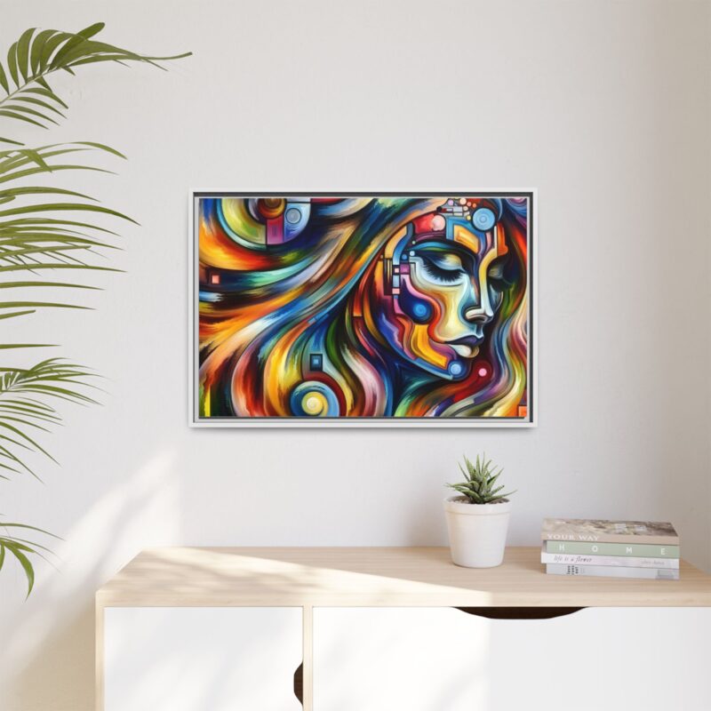 Abstract Woman Canvas Art - Elegant and Contemporary Wall Decor - Image 88