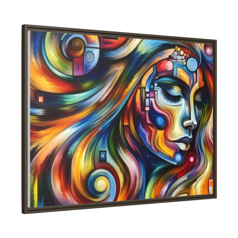 Abstract Woman Canvas Art - Elegant and Contemporary Wall Decor - Image 107