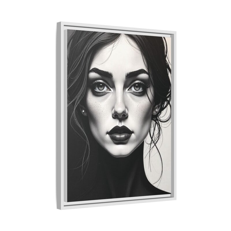 Canvas Wall Art - Abstract Woman's Face Portrait - Image 66