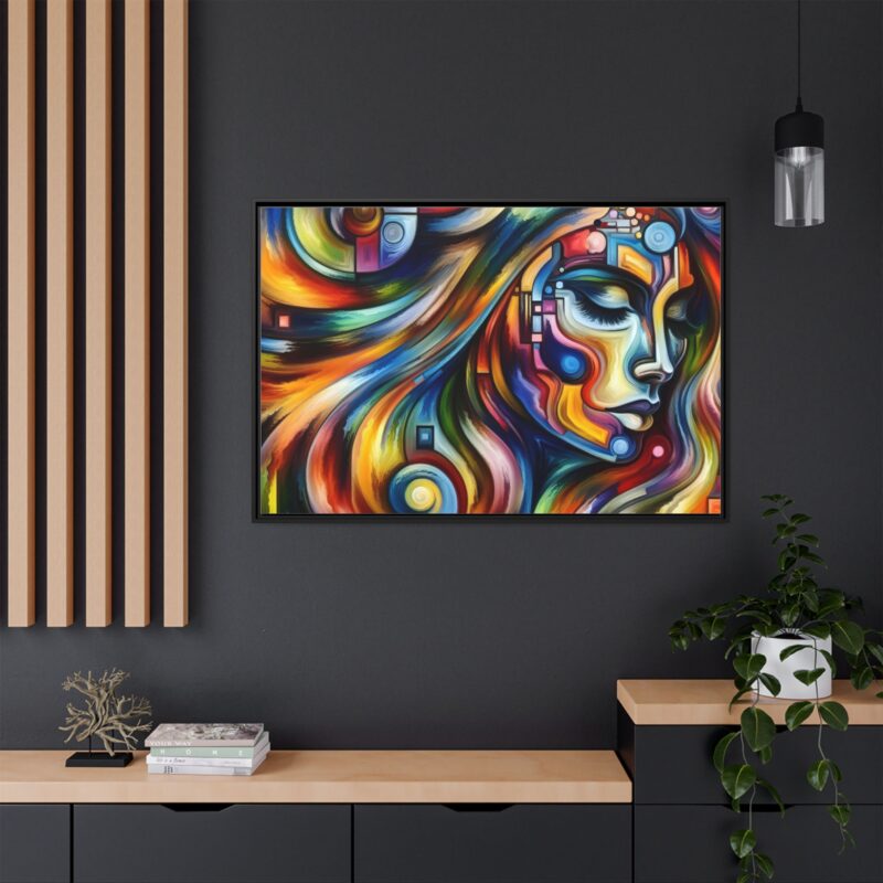 Abstract Woman Canvas Art - Elegant and Contemporary Wall Decor