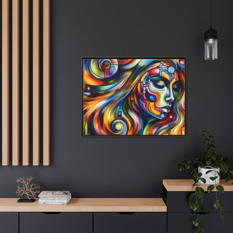 Abstract Woman Canvas Art - Elegant and Contemporary Wall Decor - Image 105