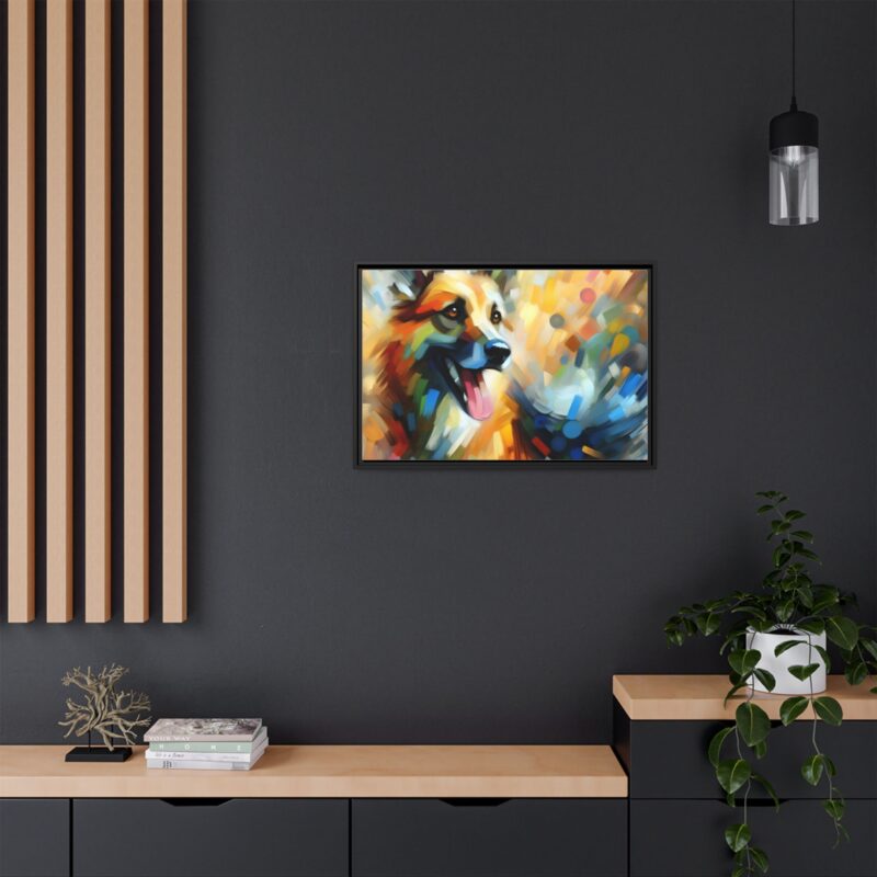 Abstract Dog Portrait Art - Unique Canvas for Pet Lovers - Image 25