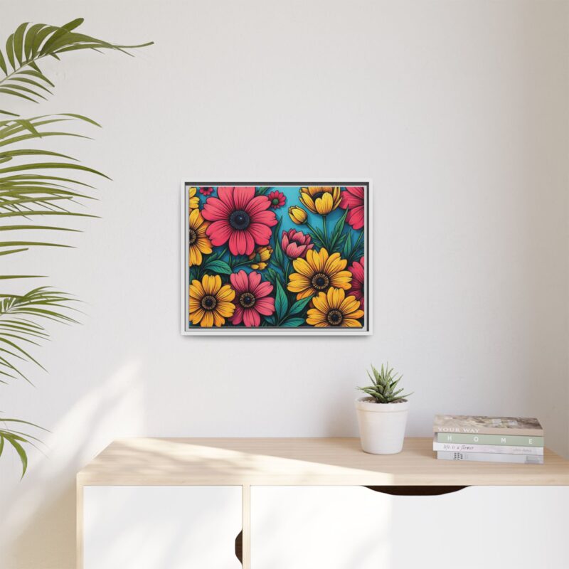 Matte Canvas, Framed Pop Garden - Image 72
