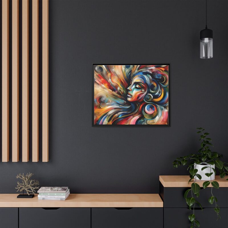Canvas Abstract Art of a Woman - Modern & Minimalist Wall Decor - Image 121