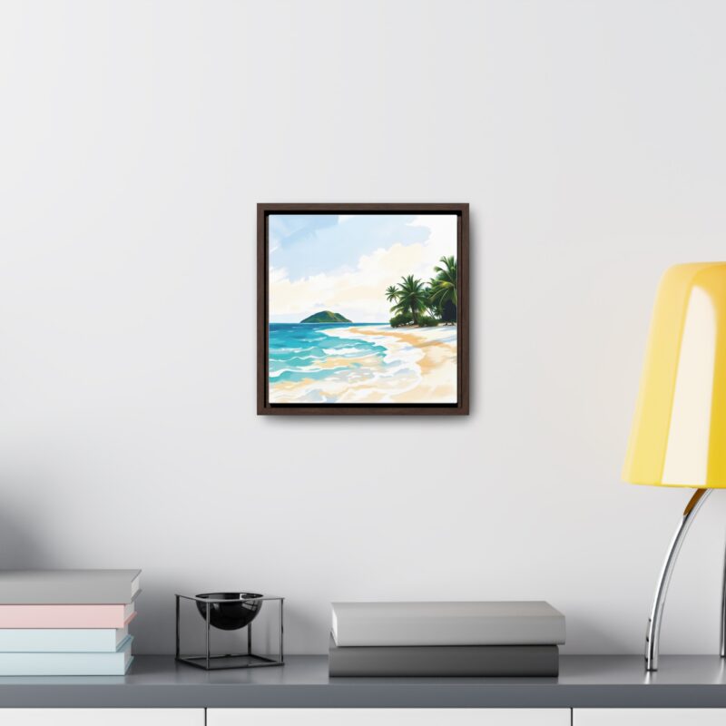 Canvas Wraps, Tropical Beach with Turquoise Waters - Image 8