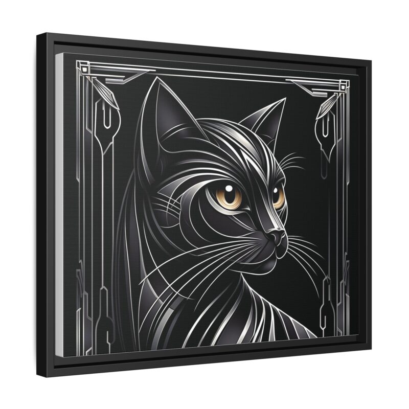 Glamorous Black Cat Art Deco Prints - Stylish and Dark Home Decor - Image 19