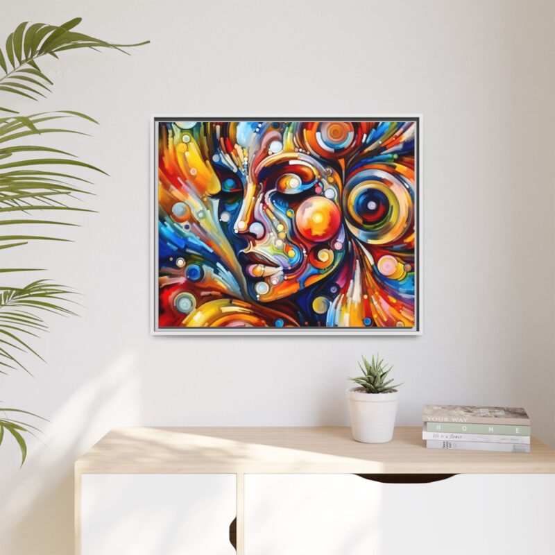 Abstract Woman Portrait on Canvas - Artistic and Stylish Wall Art - Image 132