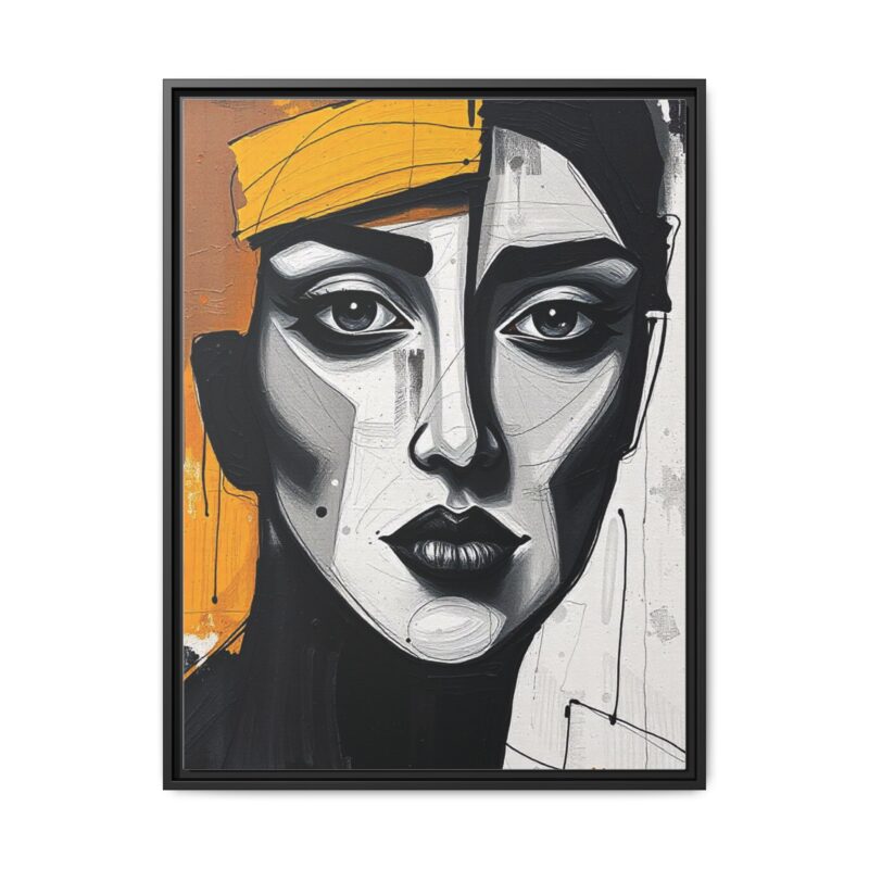 Canvas Print - Abstract Cubist Woman Portrait - Image 26