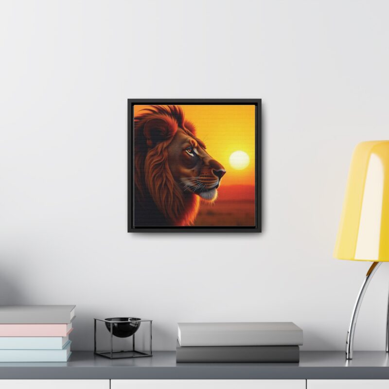 Canvas Wraps - Majestic Lion in Golden Sunset - Image 12