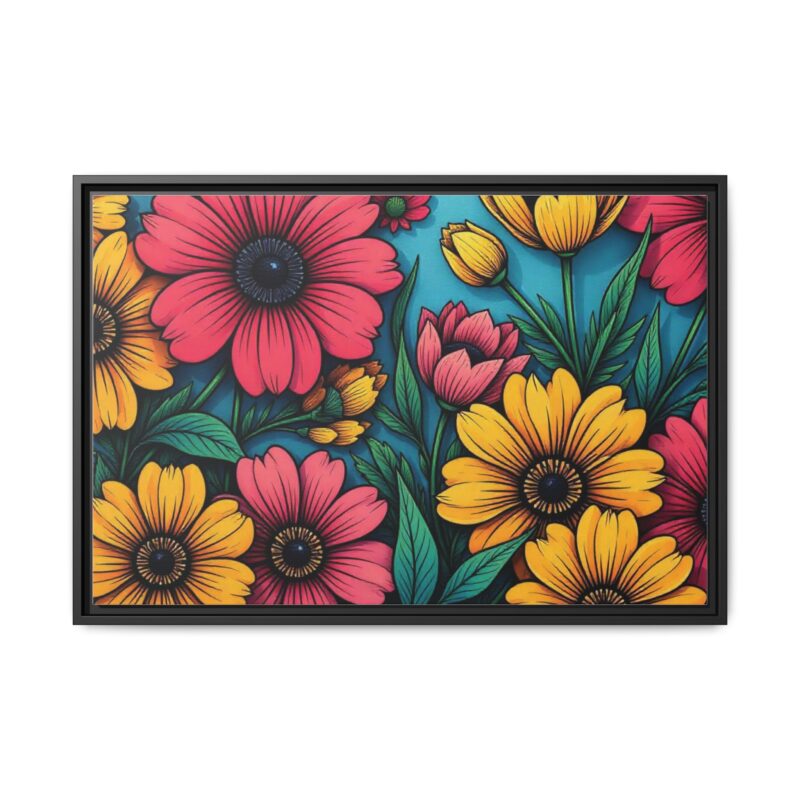 Matte Canvas, Framed Pop Garden - Image 26