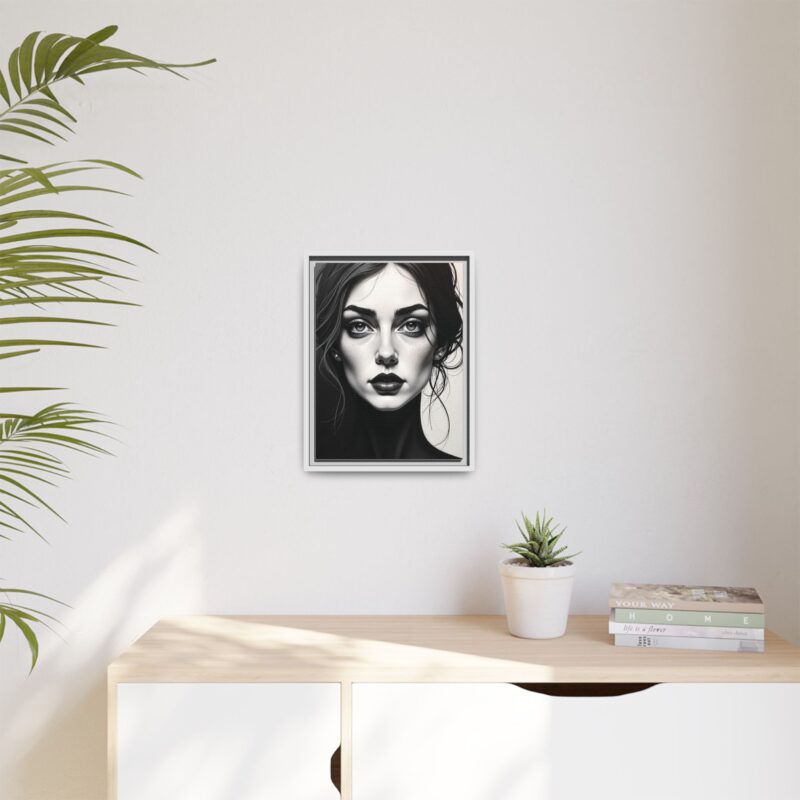 Canvas Wall Art - Abstract Woman's Face Portrait - Image 51