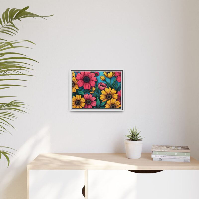 Matte Canvas, Framed Pop Garden - Image 64
