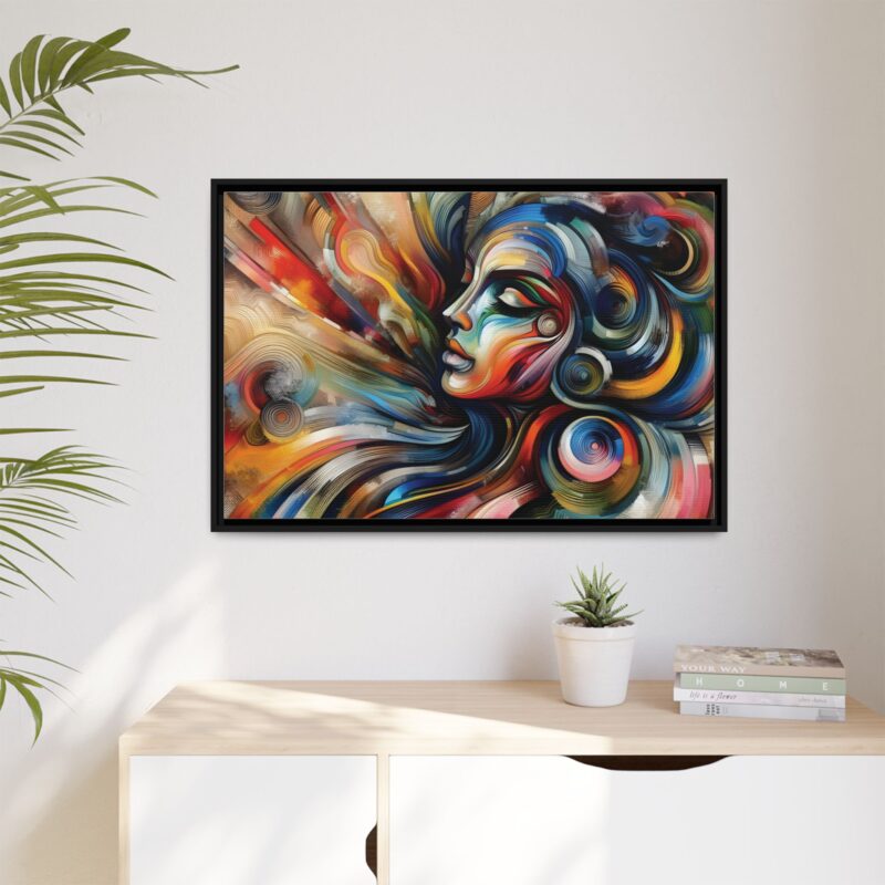 Canvas Abstract Art of a Woman - Modern & Minimalist Wall Decor - Image 36