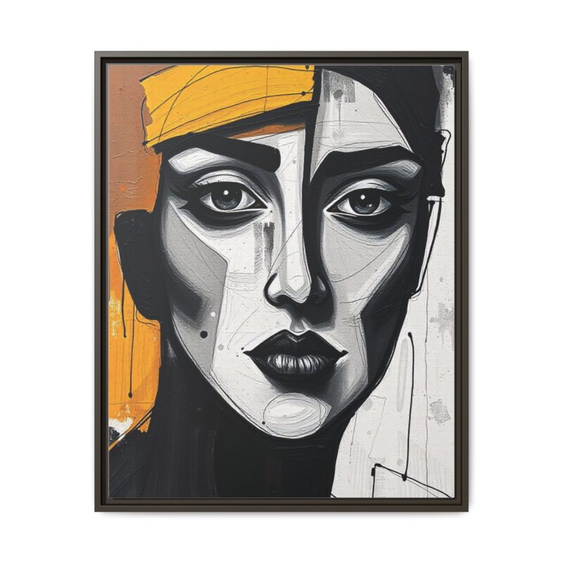 Canvas Print - Abstract Cubist Woman Portrait - Image 90
