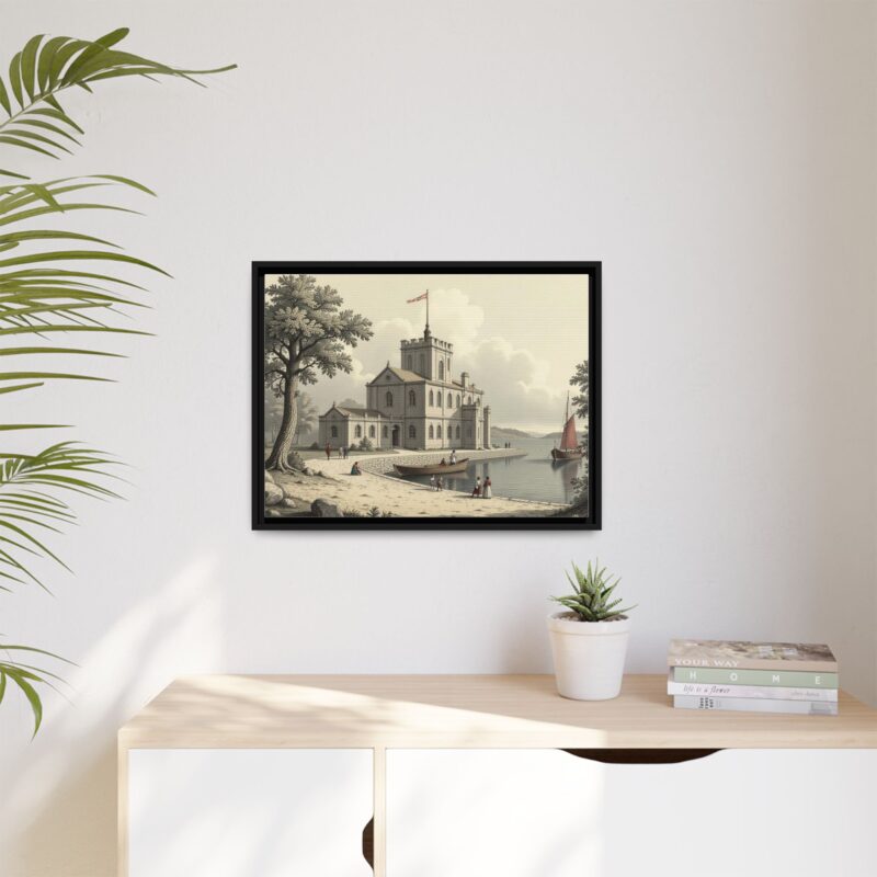 Framed Wall Art - 1820s in England Matte Canvas - Image 21