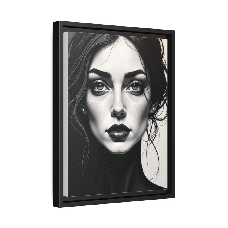 Canvas Wall Art - Abstract Woman's Face Portrait - Image 14