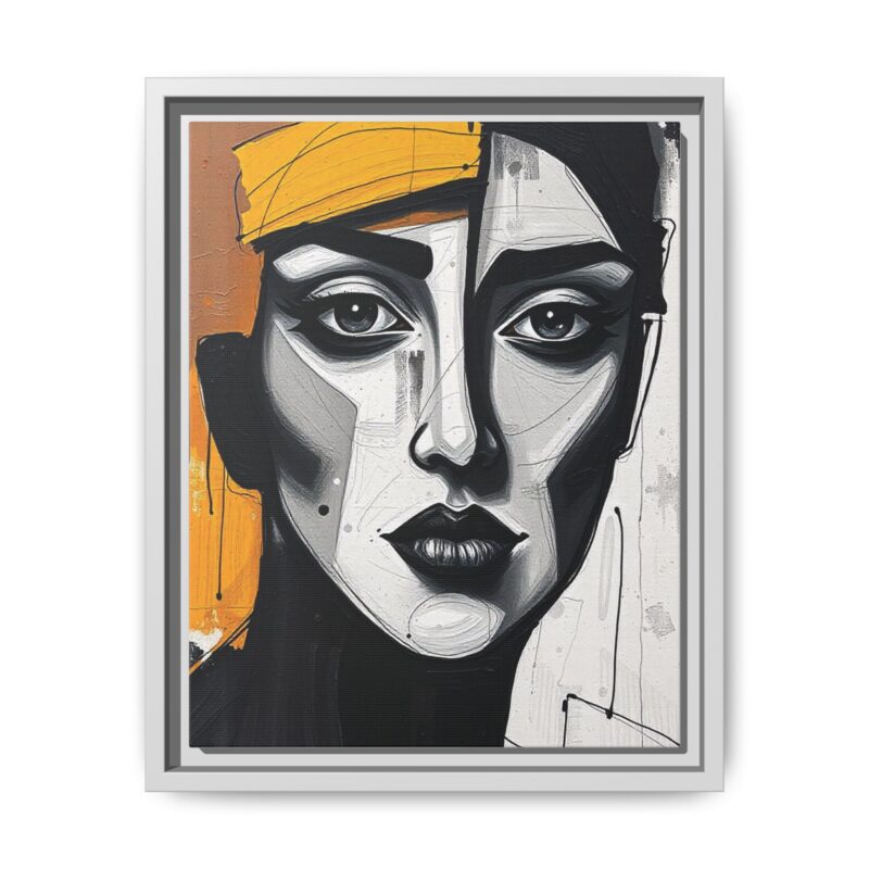 Canvas Print - Abstract Cubist Woman Portrait - Image 42