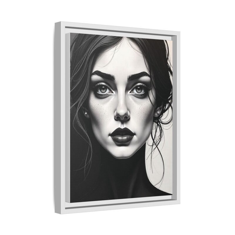 Canvas Wall Art - Abstract Woman's Face Portrait - Image 50