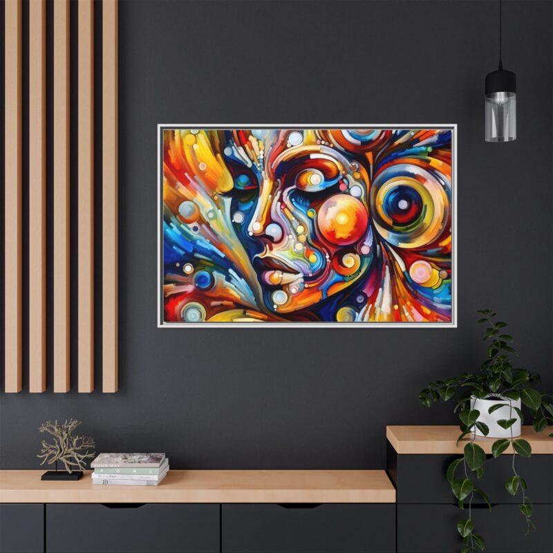 Abstract Woman Portrait on Canvas - Artistic and Stylish Wall Art - Image 117