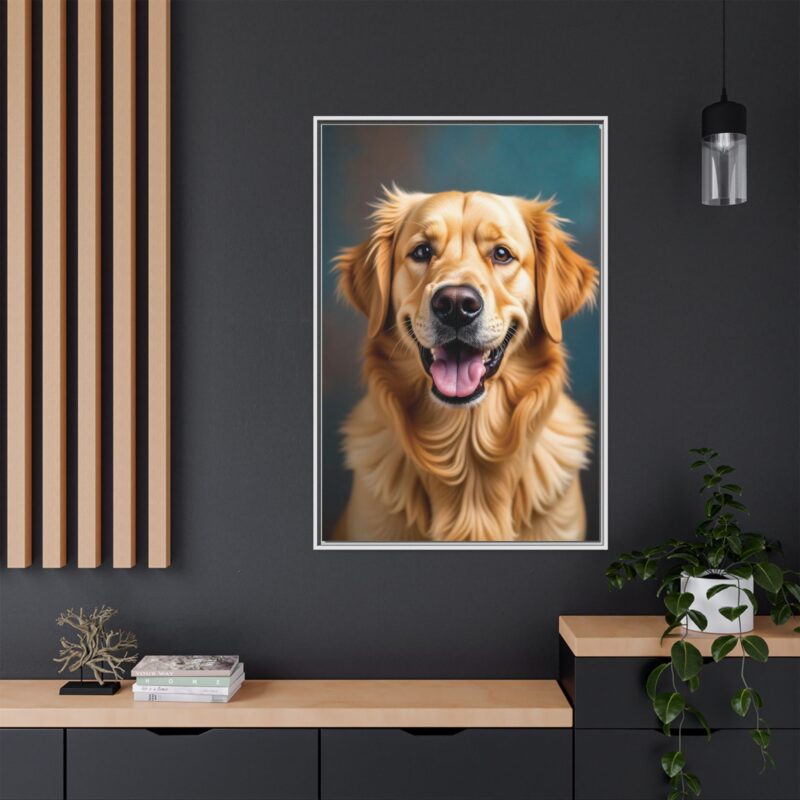 Wall Art - Golden Retriever Smile Matte Canvas - Image 120