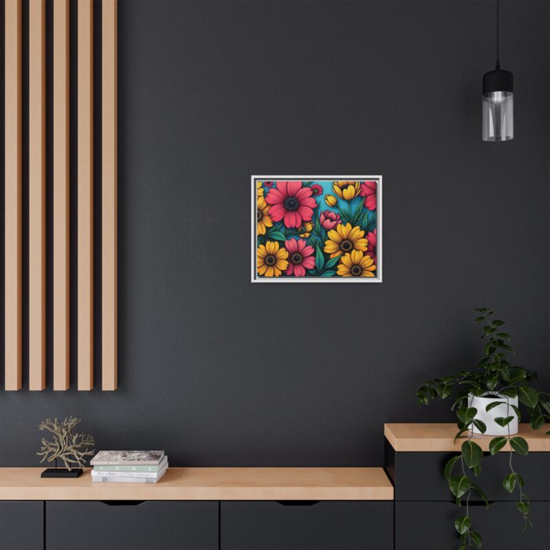 Matte Canvas, Framed Pop Garden - Image 69