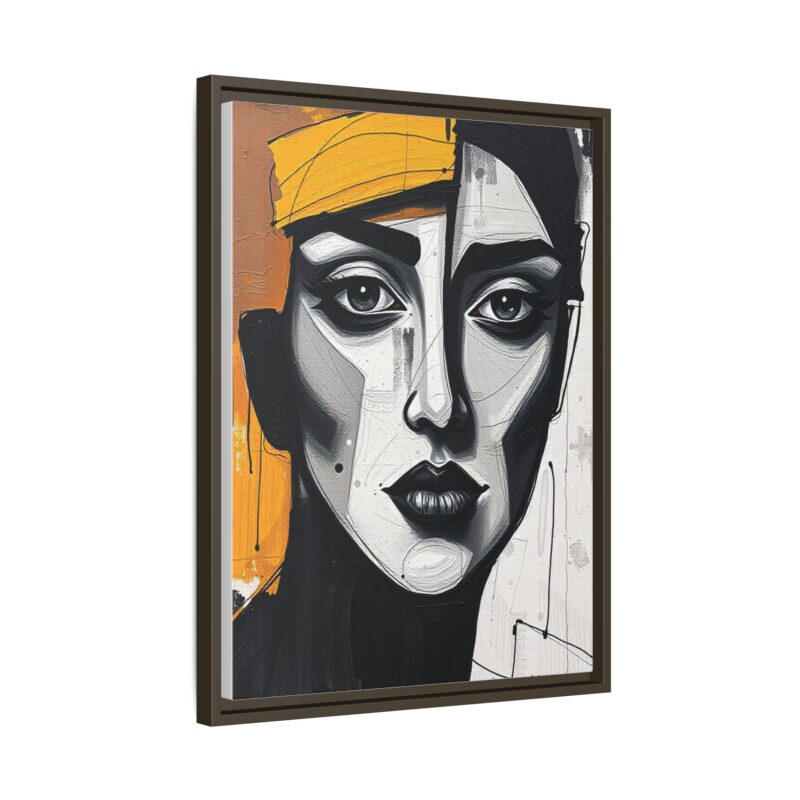 Canvas Print - Abstract Cubist Woman Portrait - Image 63