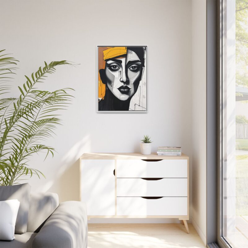 Canvas Print - Abstract Cubist Woman Portrait - Image 76