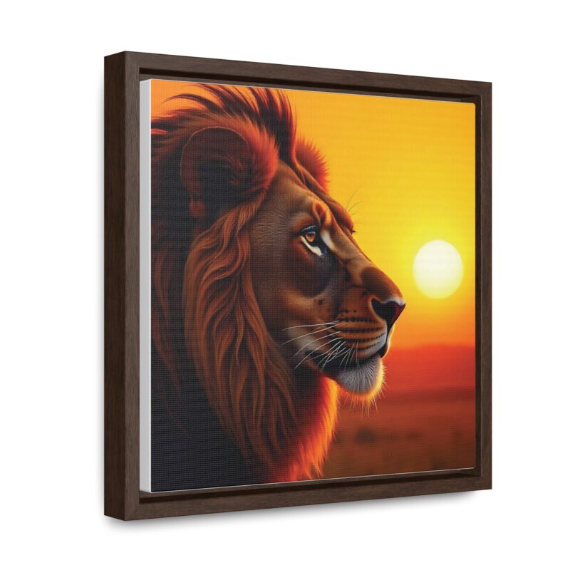 Canvas Wraps - Majestic Lion in Golden Sunset - Image 6