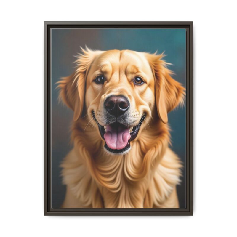 Wall Art - Golden Retriever Smile Matte Canvas - Image 74