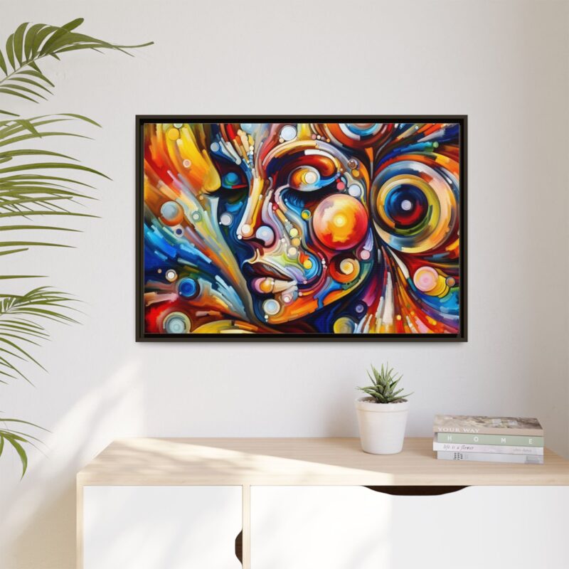Abstract Woman Portrait on Canvas - Artistic and Stylish Wall Art - Image 99
