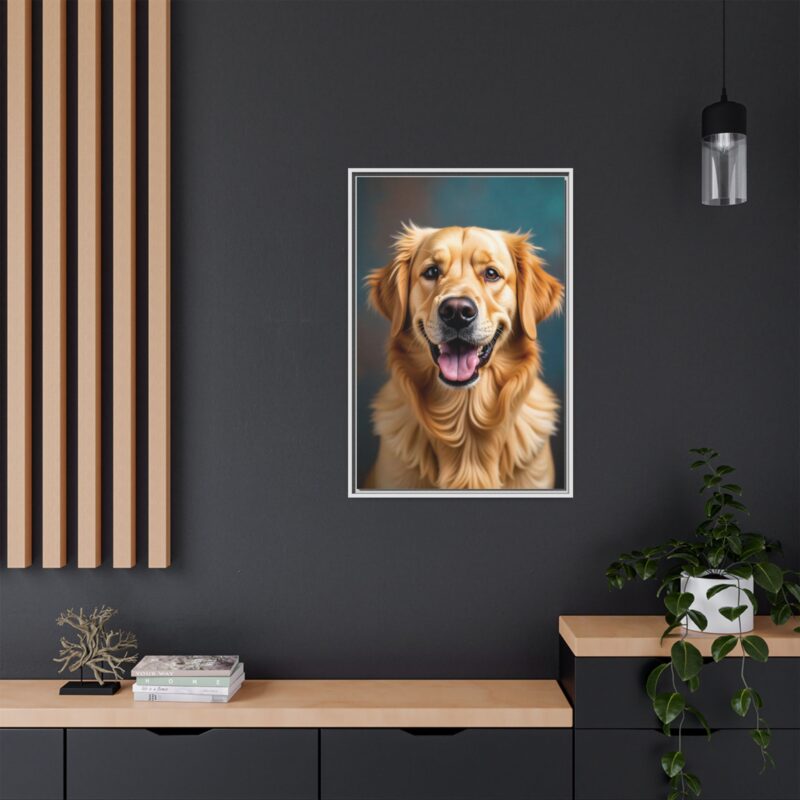 Wall Art - Golden Retriever Smile Matte Canvas - Image 104