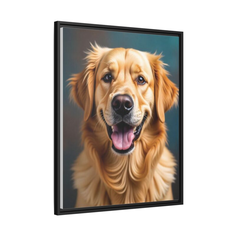 Wall Art - Golden Retriever Smile Matte Canvas - Image 123