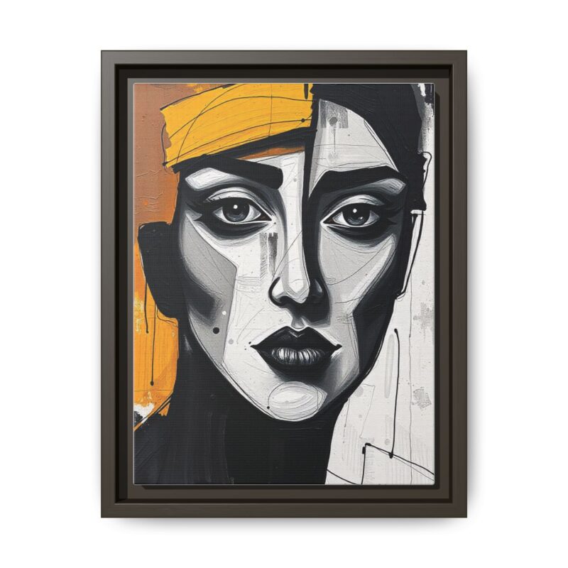 Canvas Print - Abstract Cubist Woman Portrait - Image 30