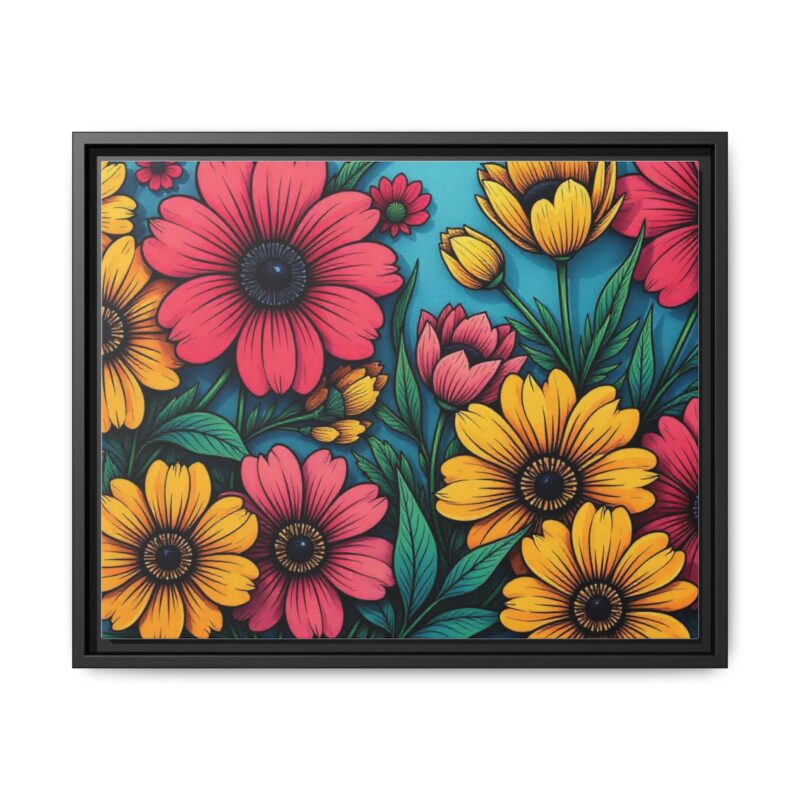 Matte Canvas, Framed Pop Garden - Image 18