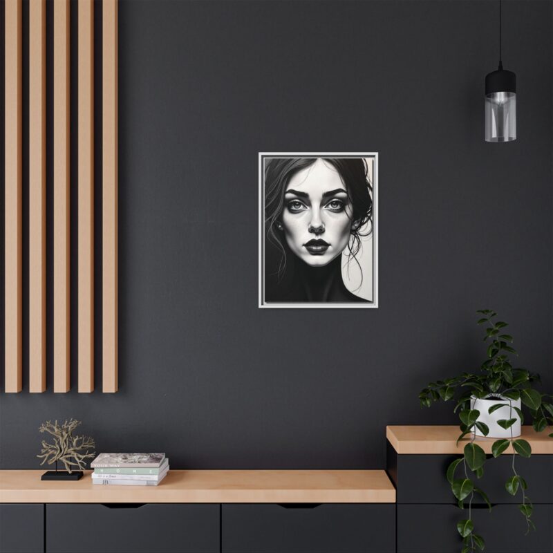 Canvas Wall Art - Abstract Woman's Face Portrait - Image 68