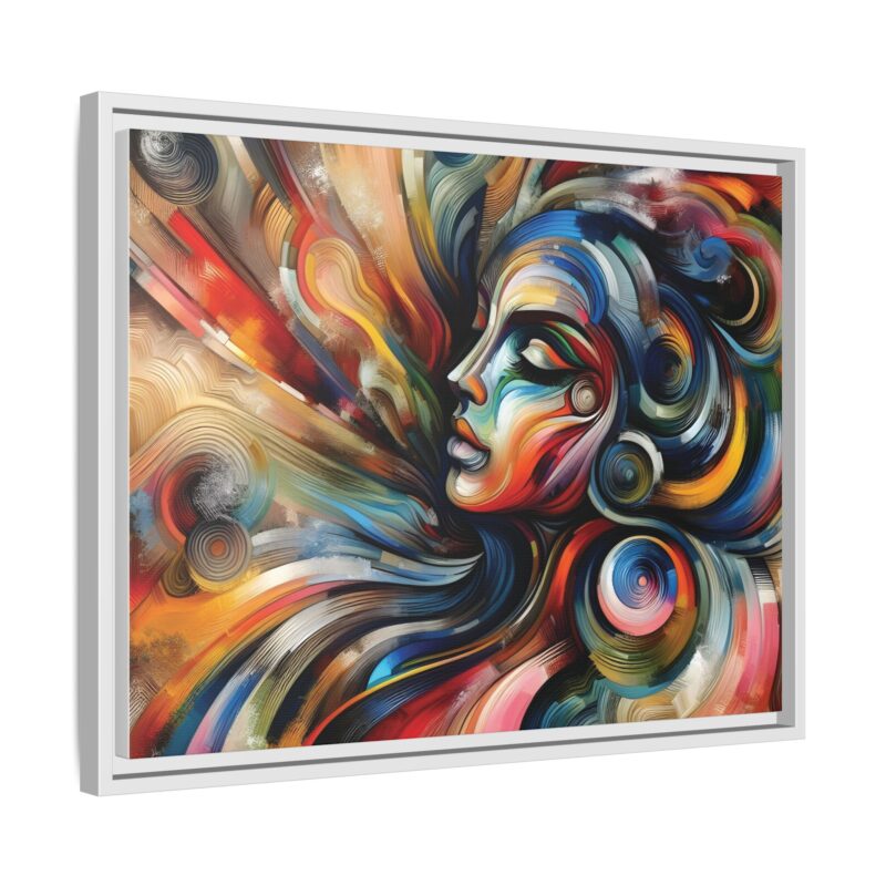 Canvas Abstract Art of a Woman - Modern & Minimalist Wall Decor - Image 79