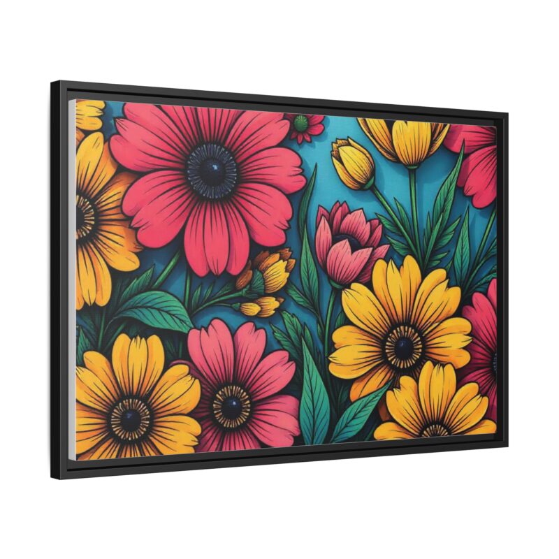 Matte Canvas, Framed Pop Garden - Image 27