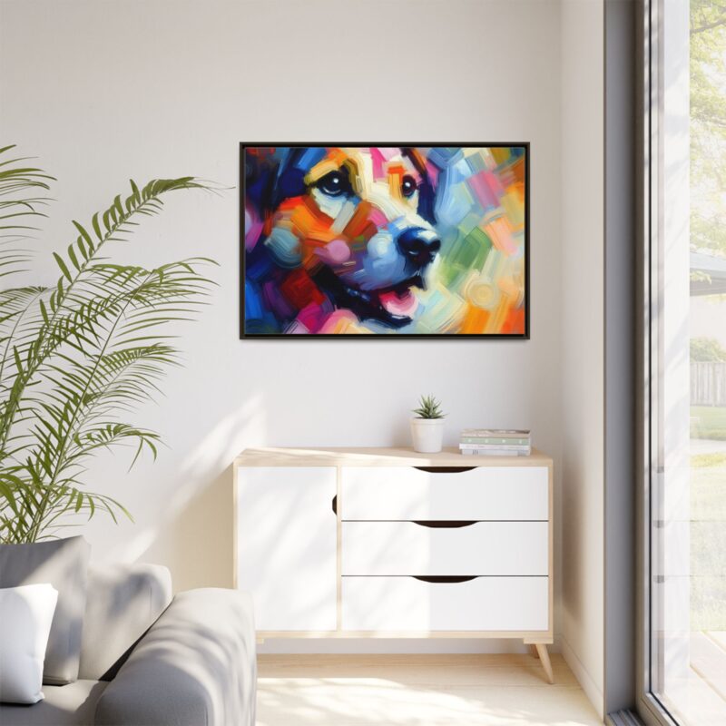 Contemporary Abstract Dog Painting - Vibrant Wall Art Deco - Image 48