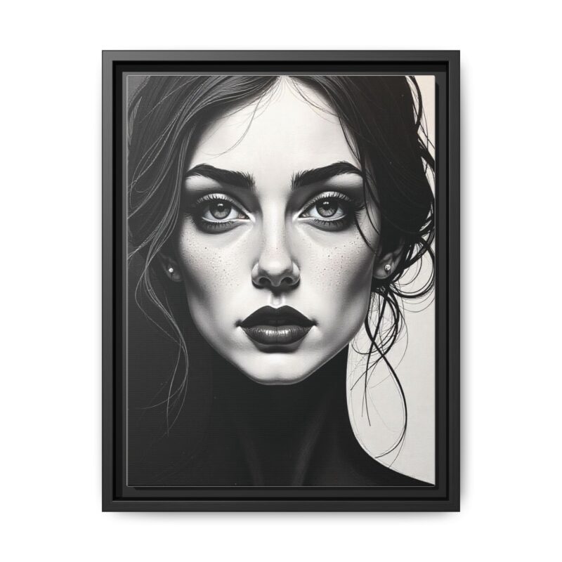 Canvas Wall Art - Abstract Woman's Face Portrait - Image 13