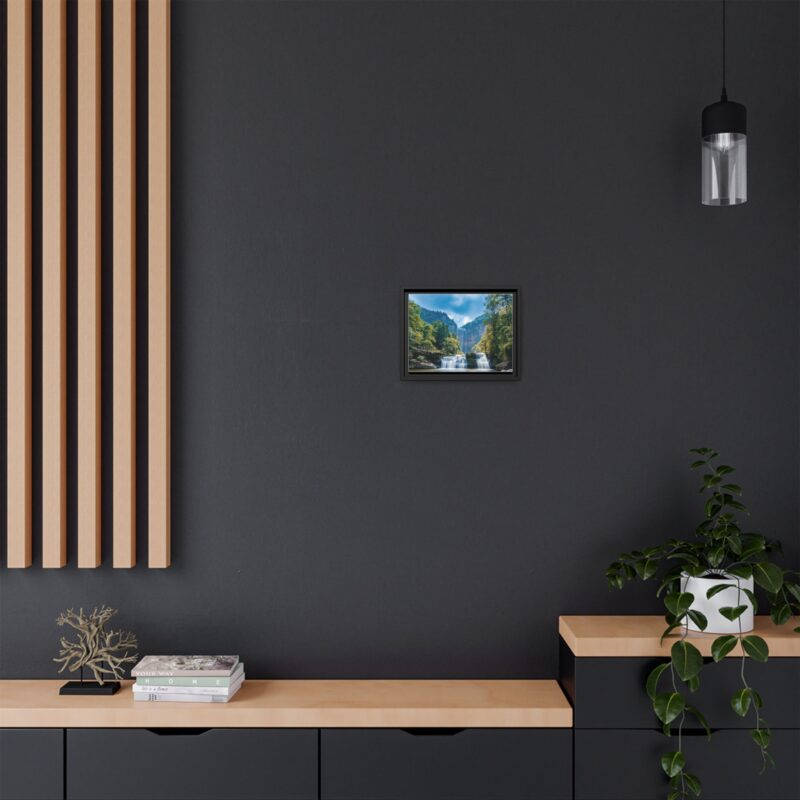 Canvas Wall Art - Waterfall Mountain Landscape - Image 5