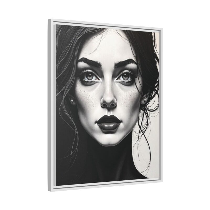 Canvas Wall Art - Abstract Woman's Face Portrait - Image 94
