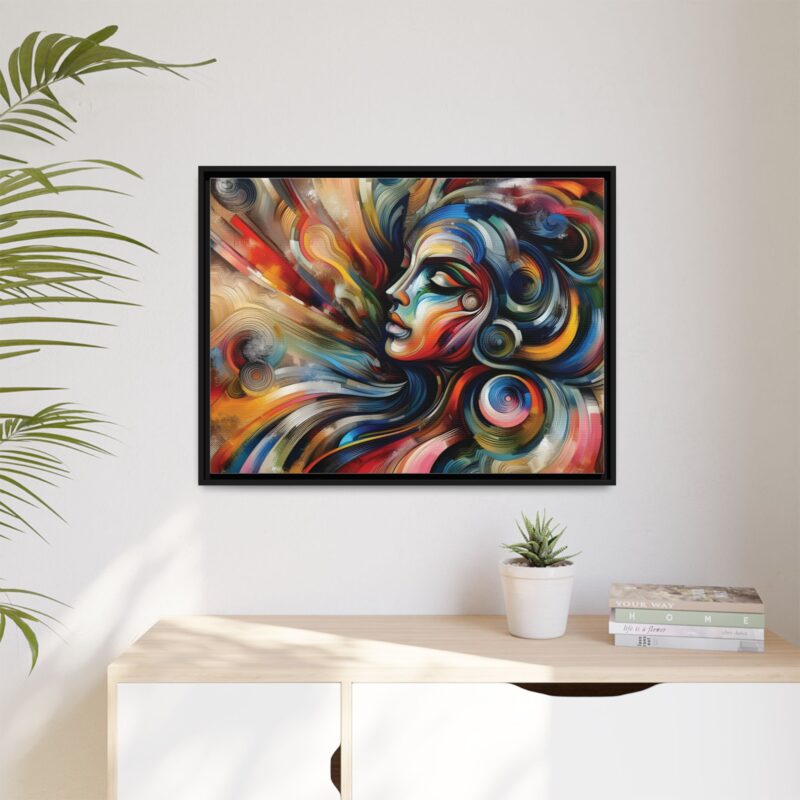 Canvas Abstract Art of a Woman - Modern & Minimalist Wall Decor - Image 32