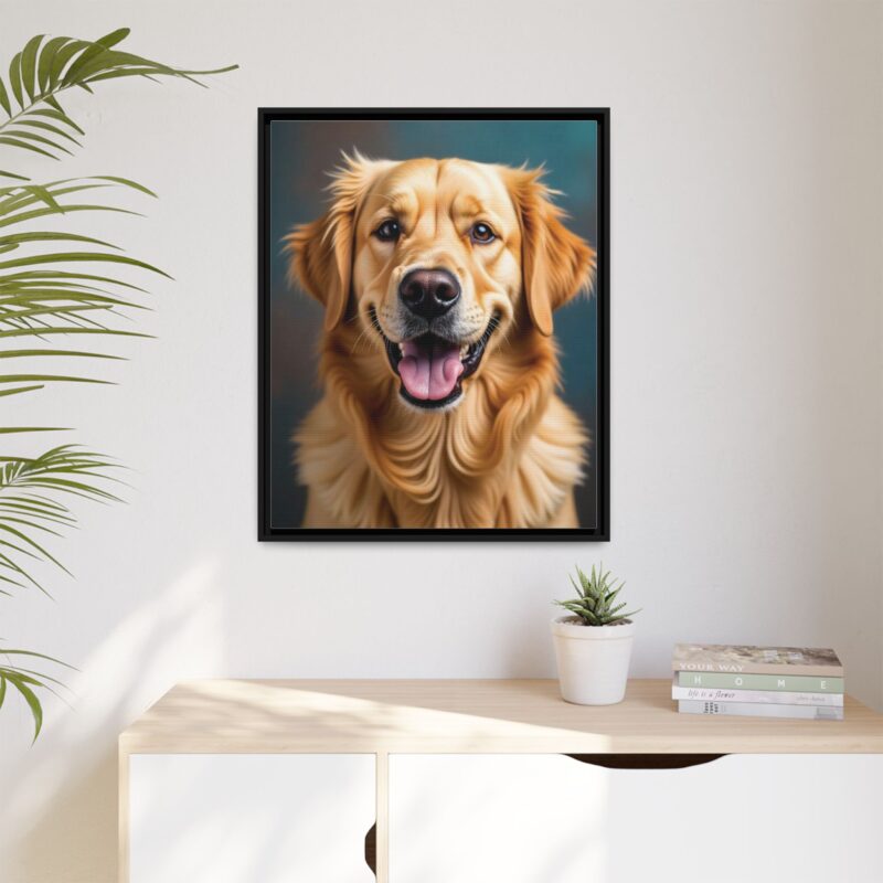 Wall Art - Golden Retriever Smile Matte Canvas - Image 121