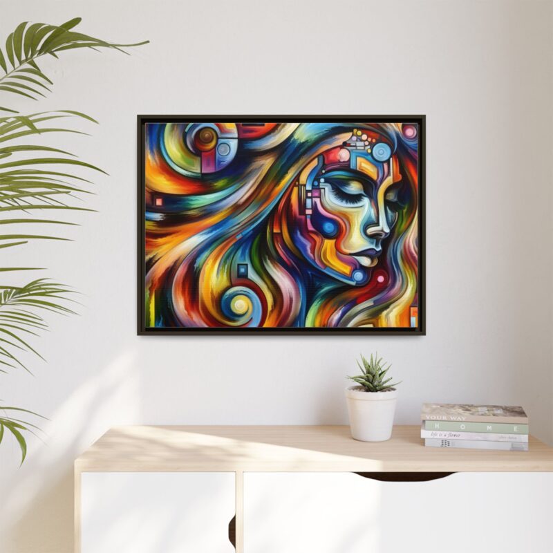 Abstract Woman Canvas Art - Elegant and Contemporary Wall Decor - Image 91