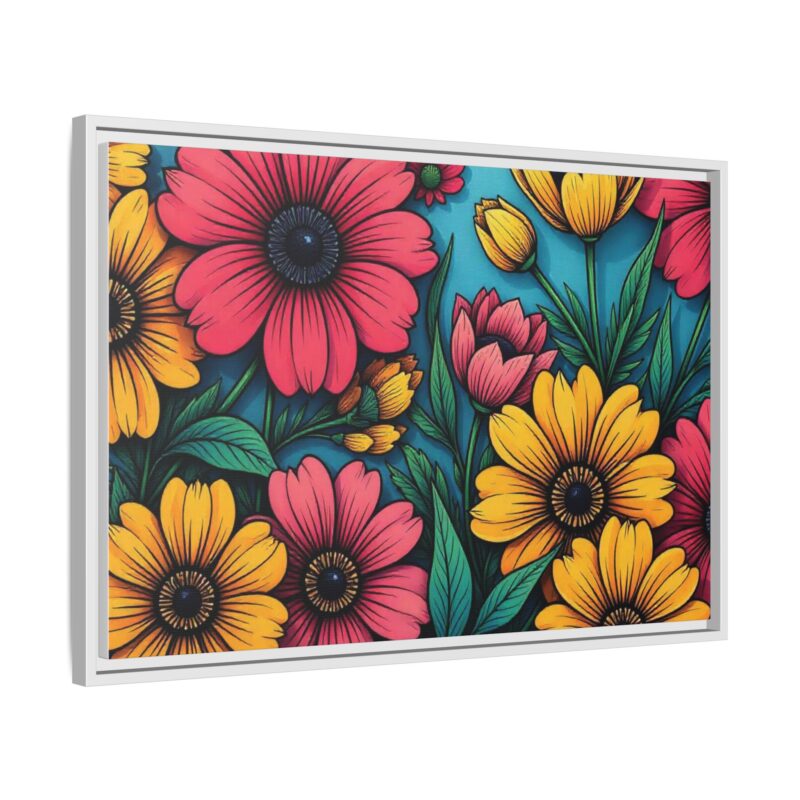 Matte Canvas, Framed Pop Garden - Image 87